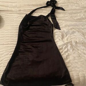 Zaful One Shoulder Black Dress